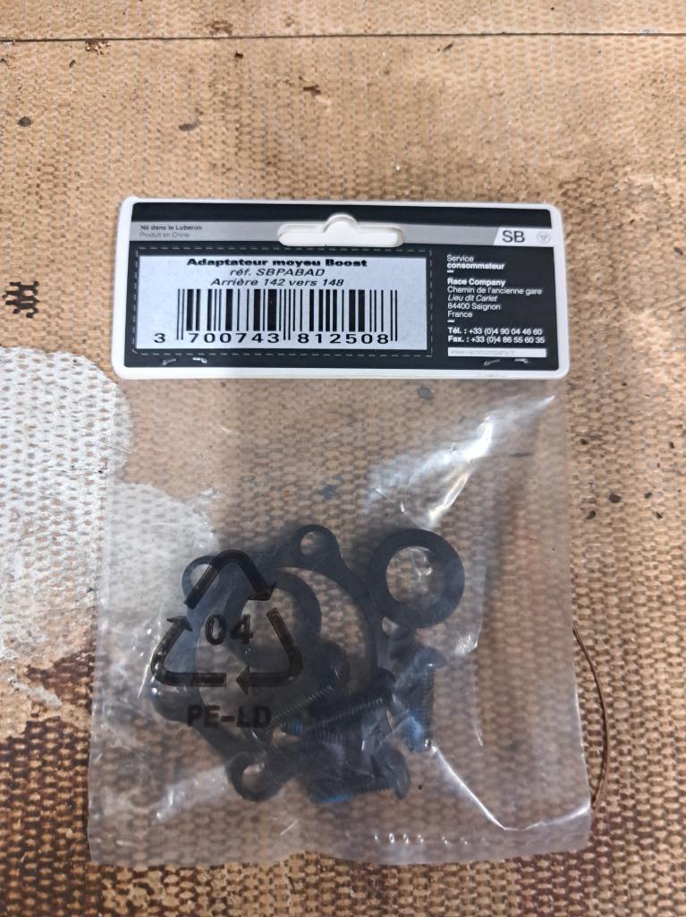 SB3 Boost Adapter 12x142 to 12x148, Ophalen of Verzenden, Zo goed als nieuw, Racefiets, Overige typen