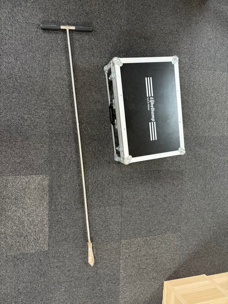 Eijkelkamp Handsondeerset / Penetrometer - Compleet in Koffe, Ophalen of Verzenden, Gebruikt, Overige meters