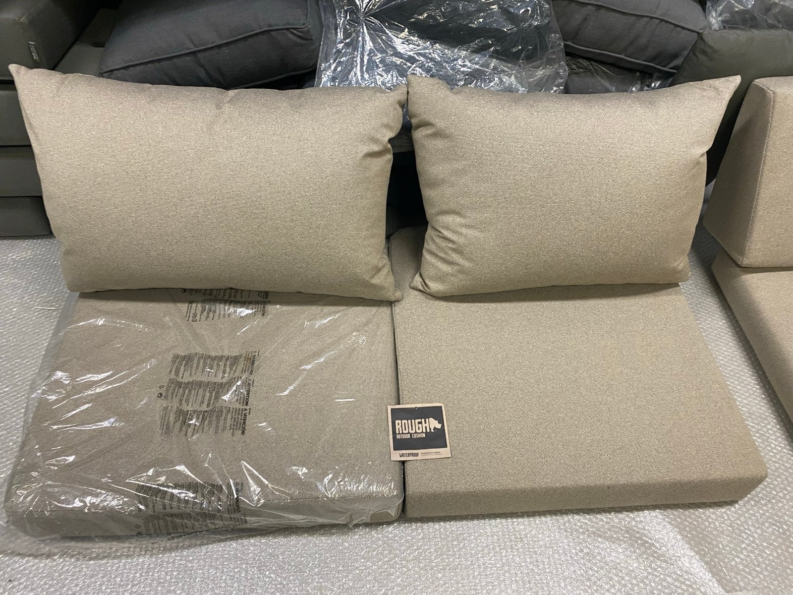 Rough loungeset kussens en ligbedkussens - Diverse maten/kle, Ophalen of Verzenden, Nieuw