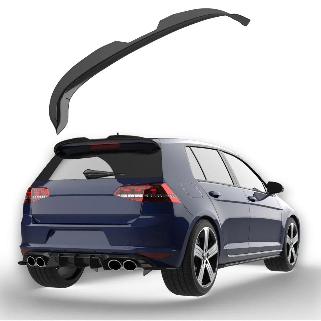 VW Golf Mk7/Mk7.5 Dakspoiler Hoogglans Zwart 2013-2020, Auto diversen, Ophalen of Verzenden