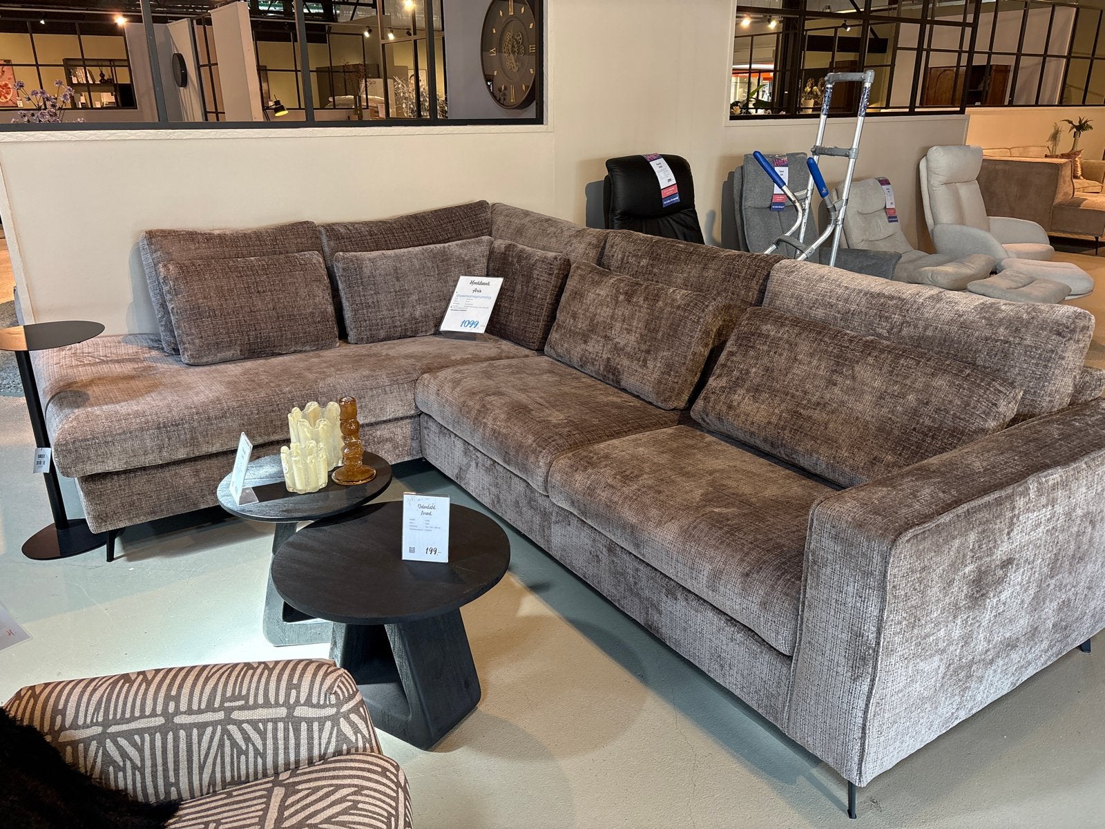 Hoekbank Aris - haco, Huis en Inrichting, Woonaccessoires | Schilderijen, Tekeningen en Foto's, Ophalen, Zo goed als nieuw