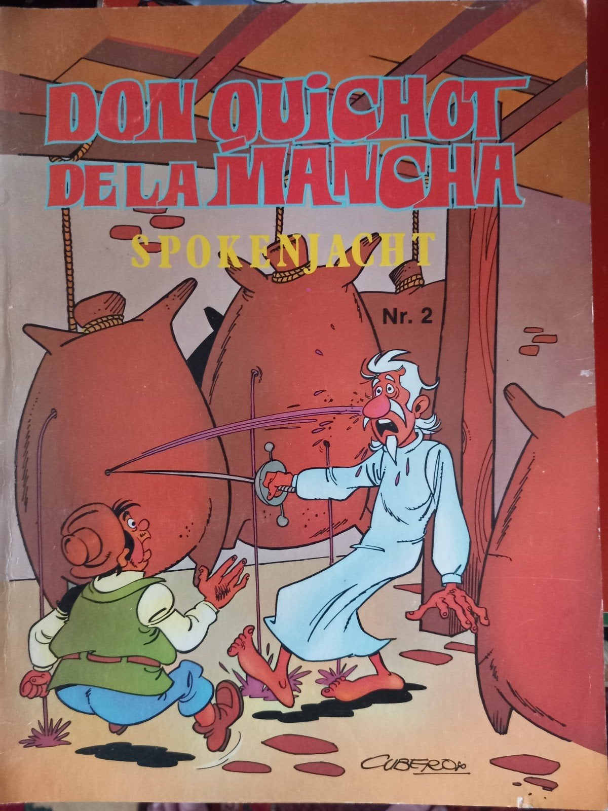 Don Quichot de la Mancha - Spokenjacht Nr. 2 stripboek, Boeken, Ophalen of Verzenden