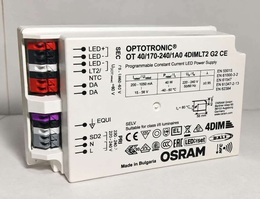 Partij 24x OSRAM OPTOTRONIC LED Driver 40W | DALI | 4DIM, Overige merken, Verzenden, Osram, Overige typen