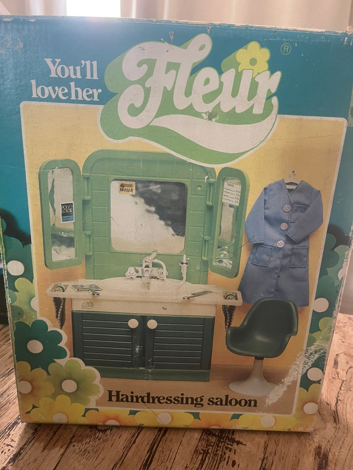 Vintage Fleur Hairdressing Saloon originele doos (jaren 70), Ophalen of Verzenden, Zo goed als nieuw