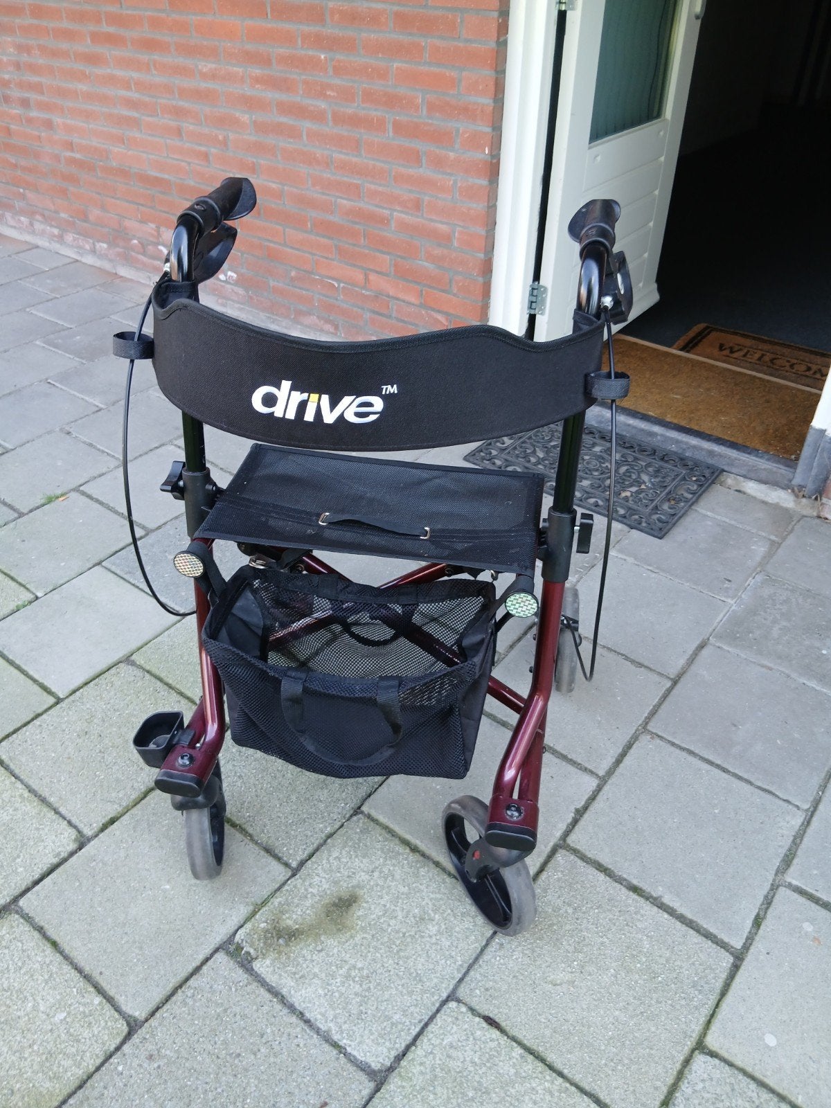 Te koop rollator, Ophalen