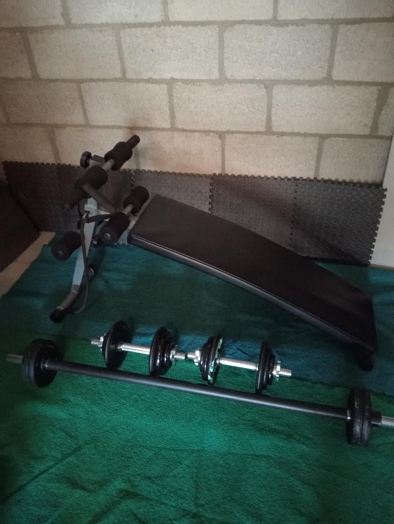 Complete home gym set, Ophalen, Benen, Gebruikt, Krachtstation