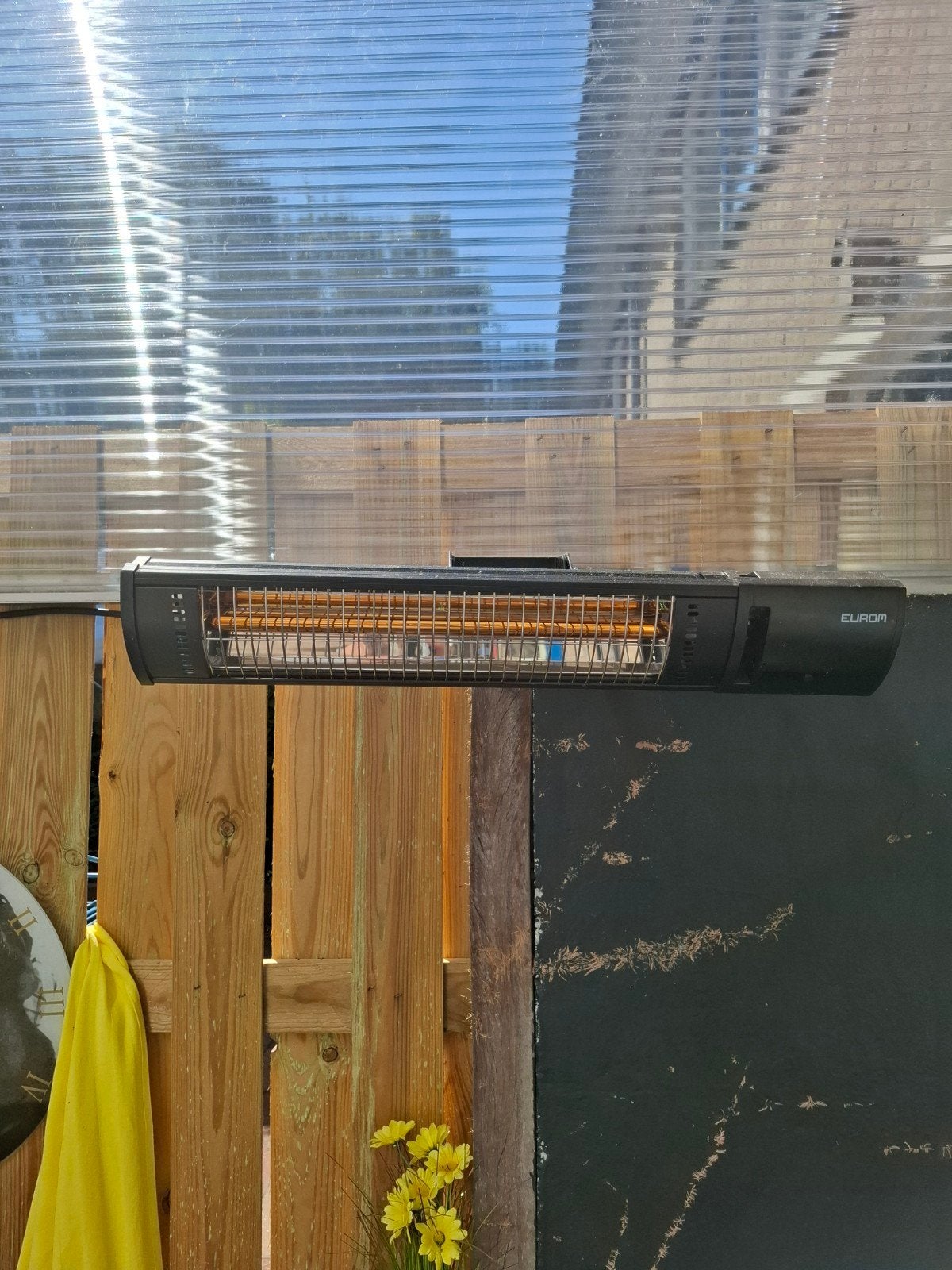 Eurom Golden 1500 Shadow terrasverwarmer - Nieuw, Huis en Inrichting, Overige soorten, Elektrisch, Nieuw, Ophalen of Verzenden