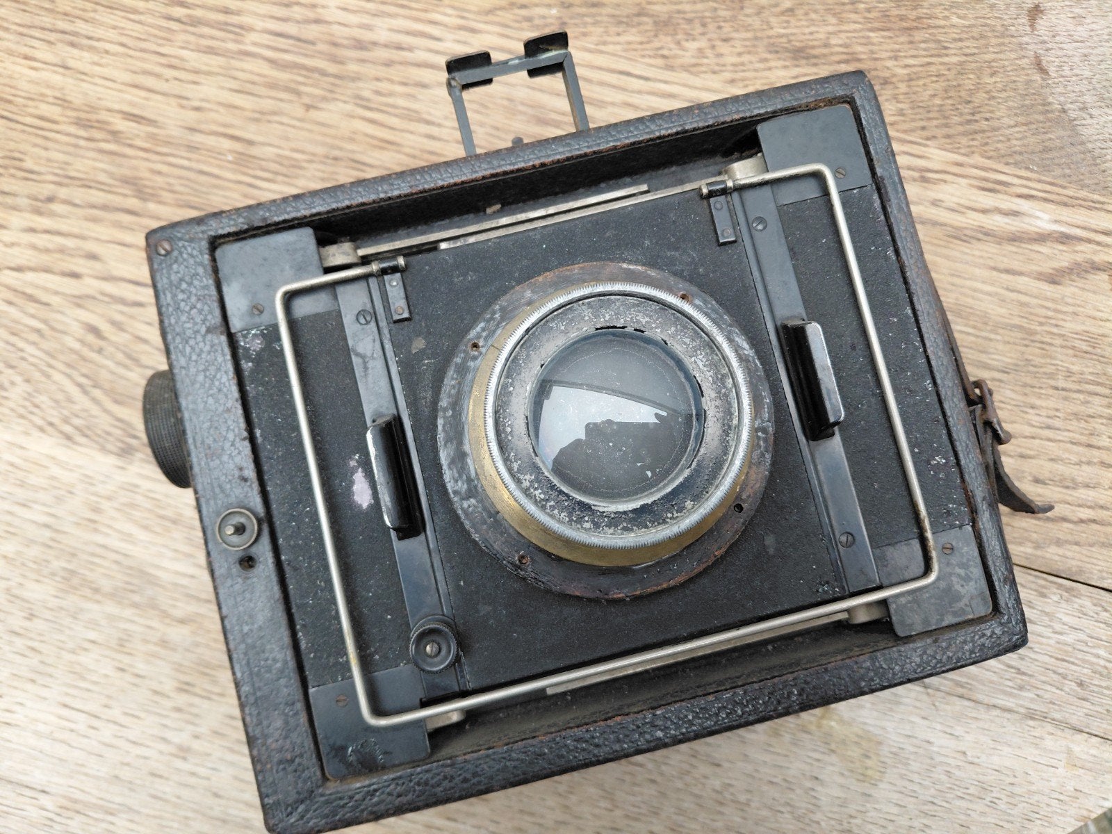 Mentor platencamera ca 1915, Verzamelen, Fotografica en Filmapparatuur, Ophalen of Verzenden, Voor 1940, Fototoestel