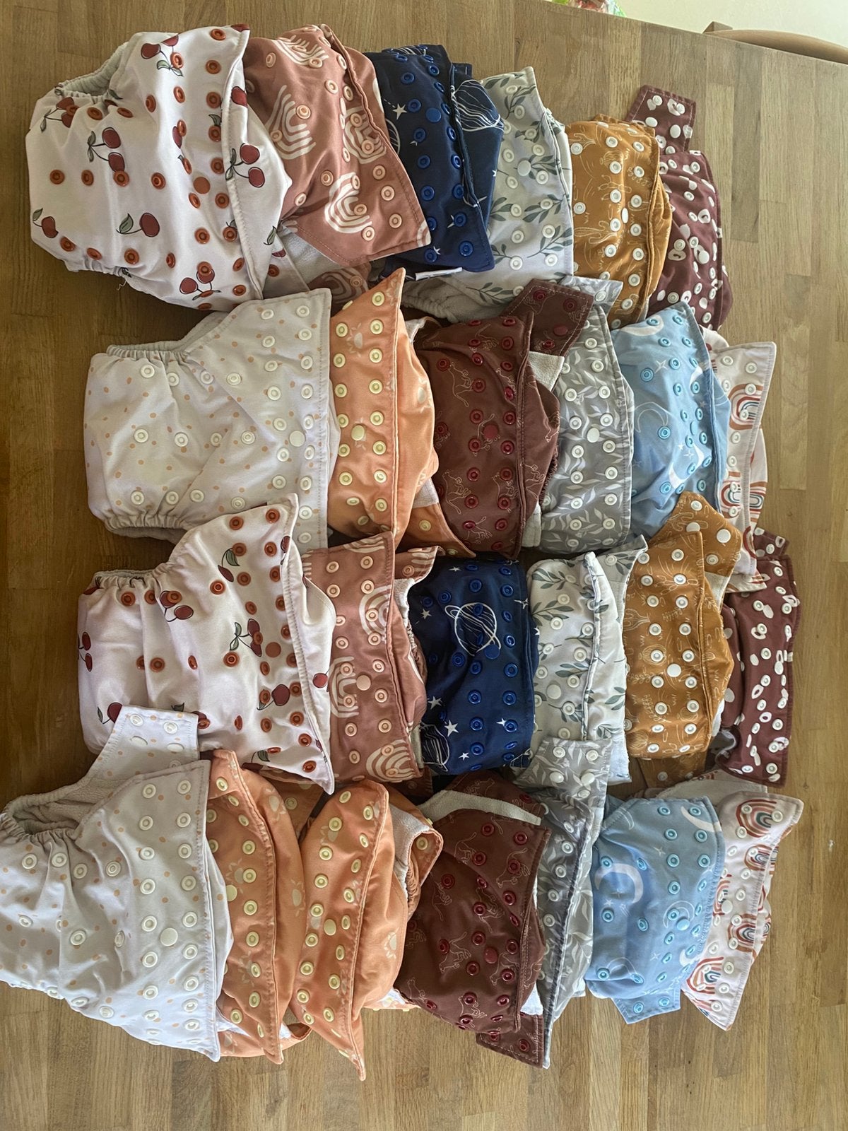 25 wasbare luiers van Happy Naps, Ophalen of Verzenden, Zo goed als nieuw, One size