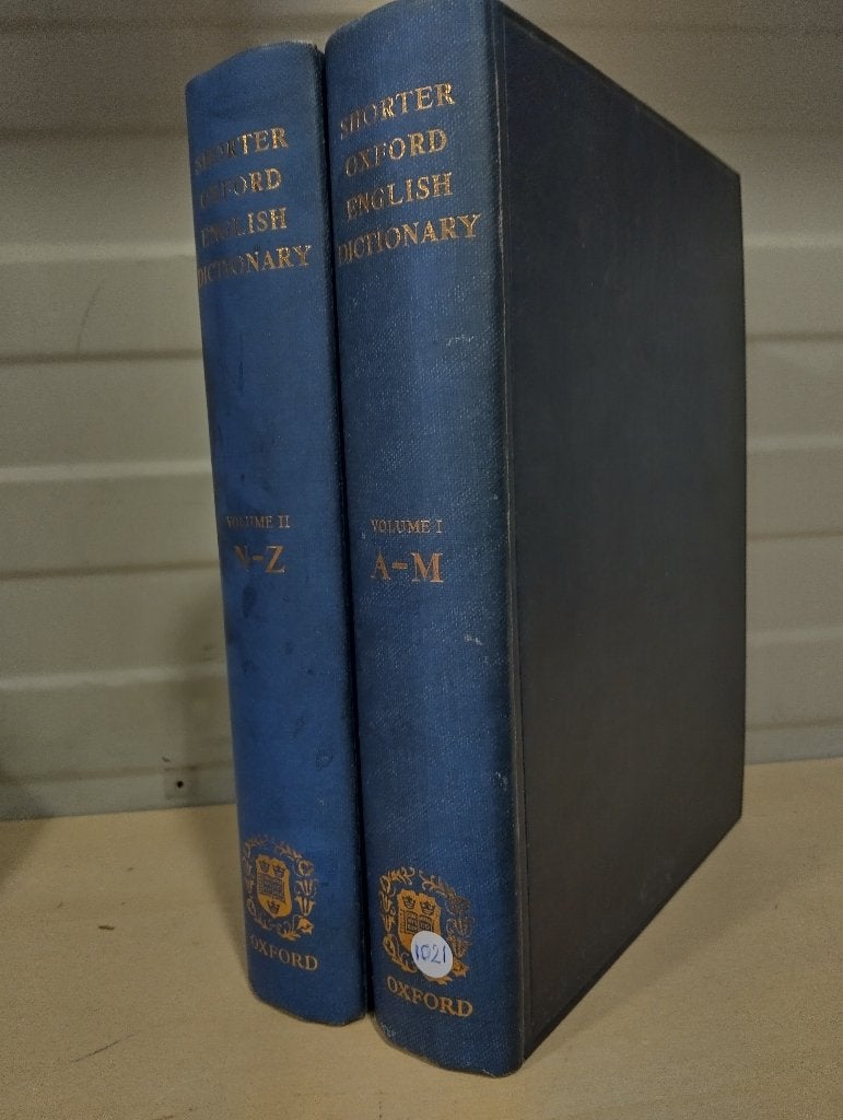 Nr. 1021 The Shorter Oxford English Dictionary 1959 2dl, Gelezen, Overige uitgevers, Ophalen of Verzenden, Engels