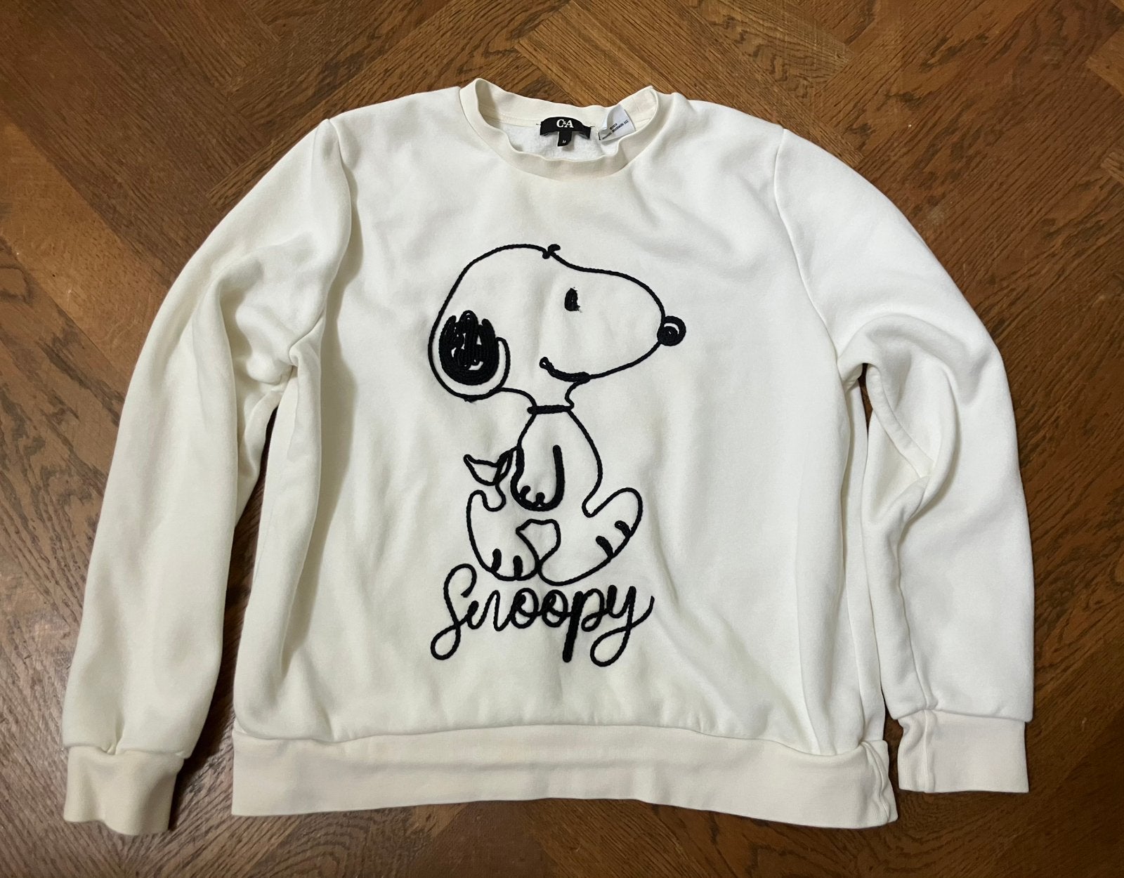 Snoopy trui M, Ophalen of Verzenden, Gedragen, Maat 38/40 (M), Grijs
