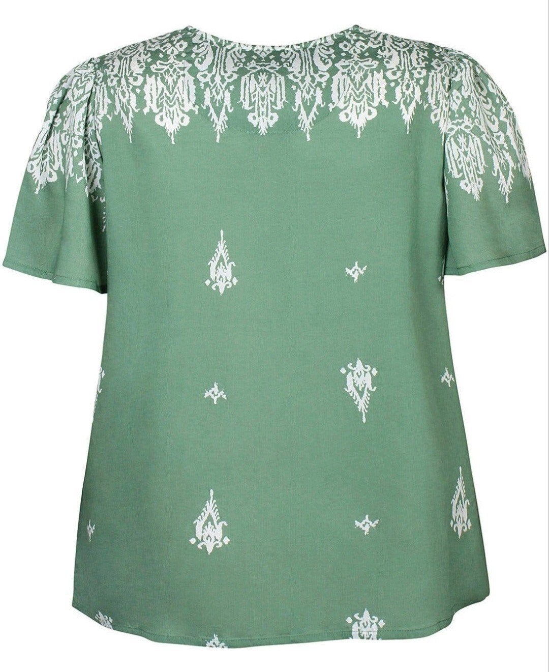 Groen/wit tuniek Emely van Zhenzi Maat 54/56 XL, Z, Zhenzi, Z, Blouse of Tuniek