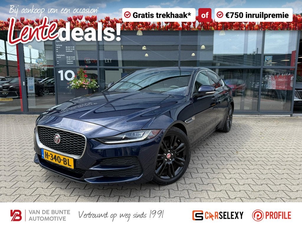 Jaguar XE 2.0 P250 S *Cruise Control & Navigatie*, Automaat, Achterwielaandrijving, 4 cilinders, Blauw