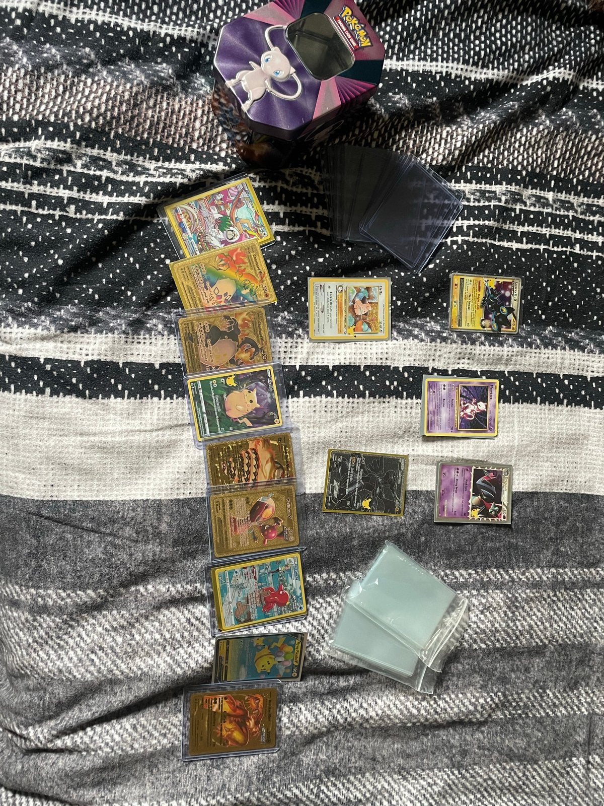 Pokémon Kaarten Collectie - Mewtwo, Zekrom, Dragapult, Ophalen of Verzenden, Zo goed als nieuw, Meerdere kaarten