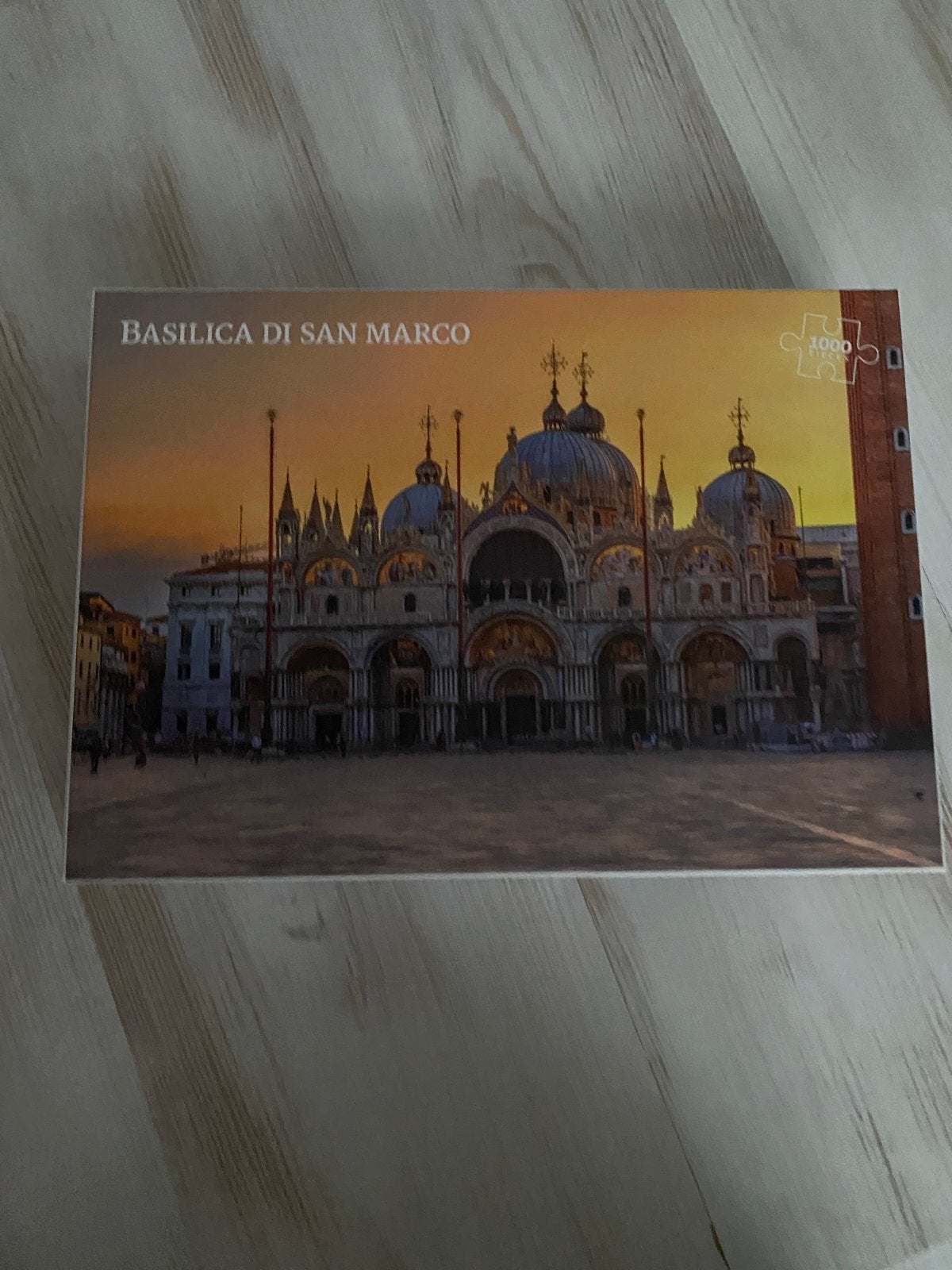 Gebruikte legpuzzel Basiliek van San Marco 1000 stukjes, Hobby en Vrije tijd, Ophalen, 500 t/m 1500 stukjes, Gebruikt, Legpuzzel