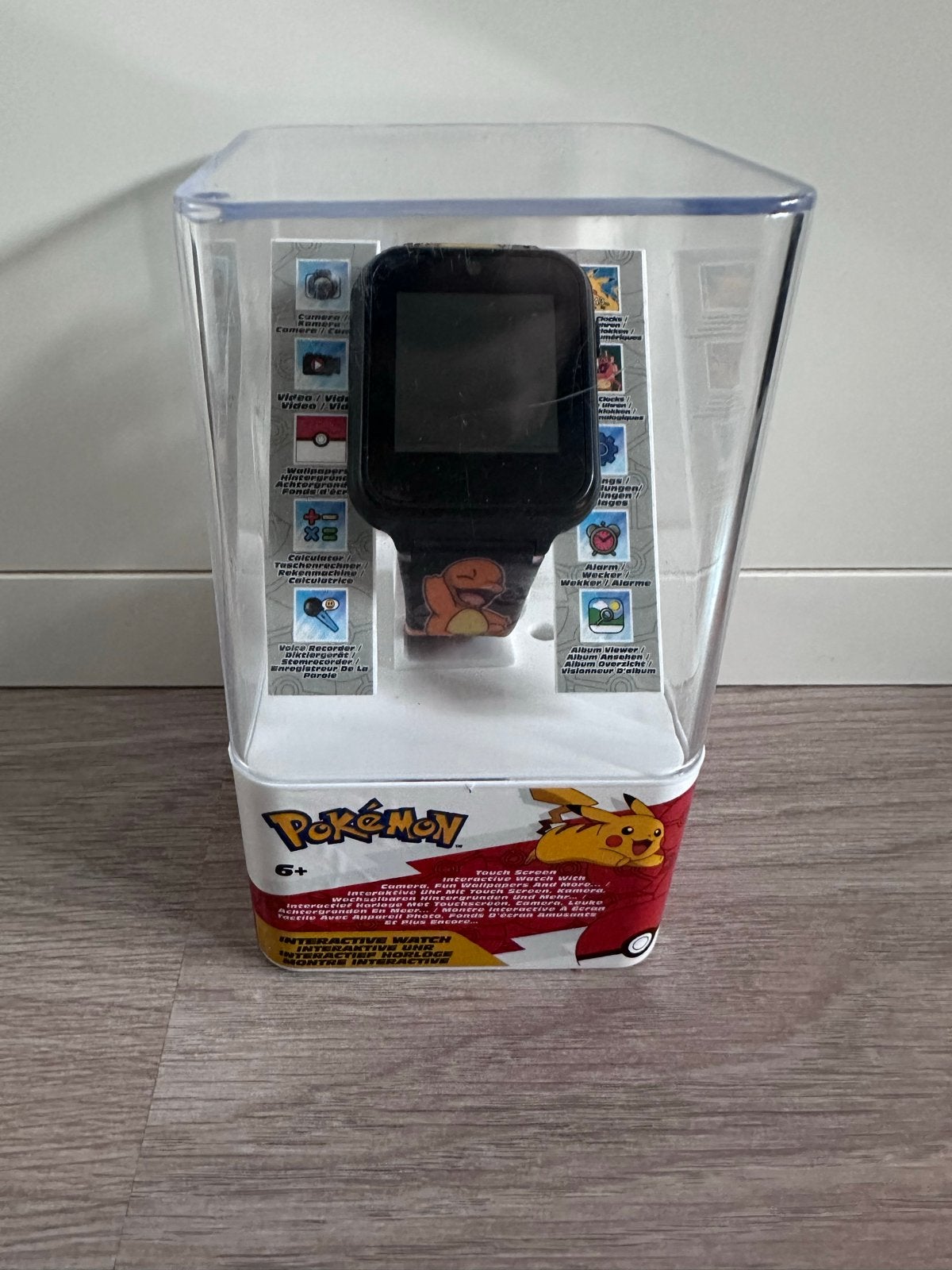 Pokémon Interactief Horloge nieuw in doos, Ophalen of Verzenden, Nieuw, Zwart, Android