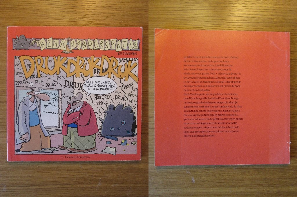 Henk Vanderspatie 1 - DRUK DRUK DRUK (SC), Boeken, Stripboeken, Eén stripboek, Ophalen of Verzenden, Gelezen, Wim Stevenhagen