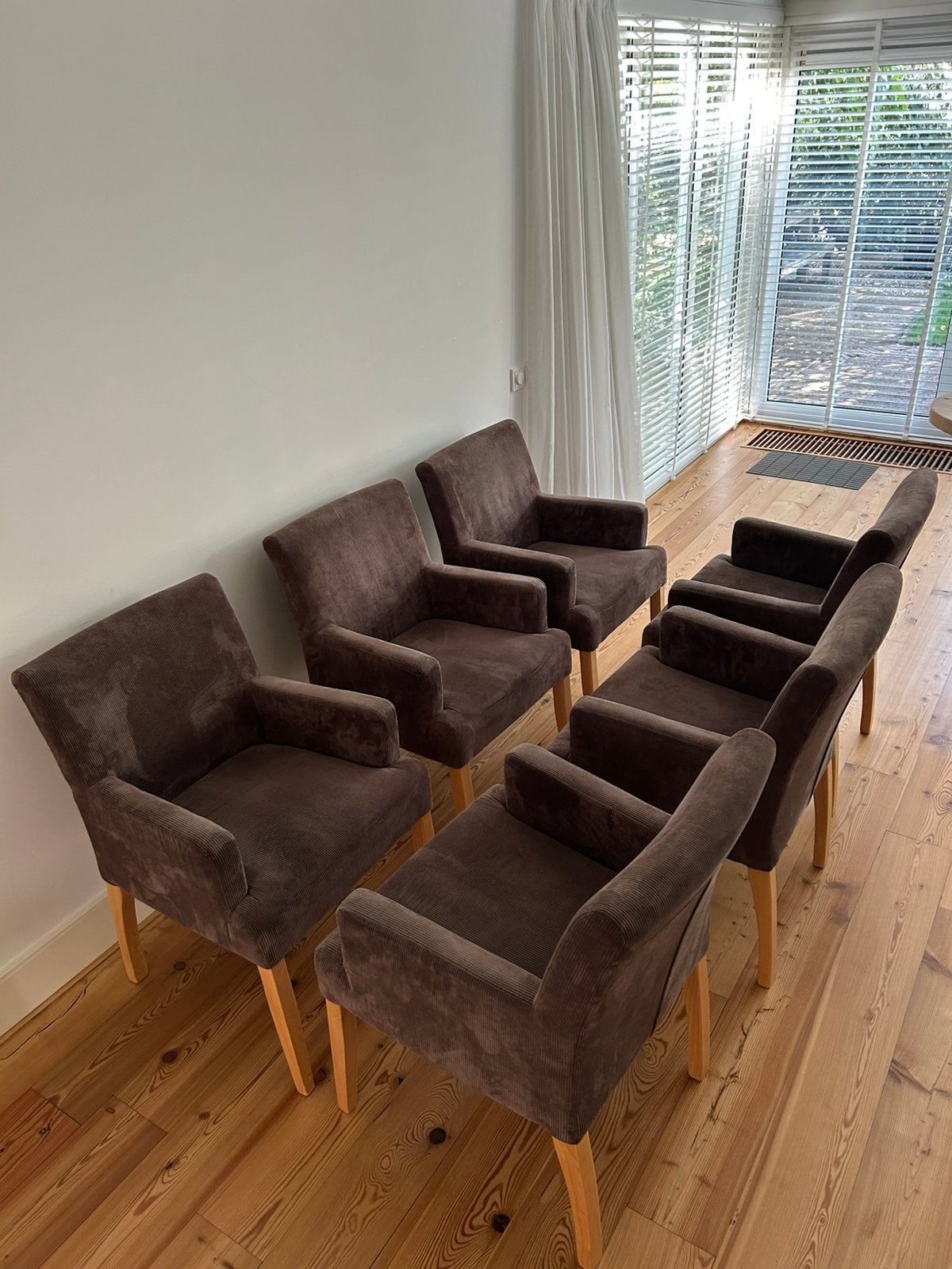 Stoelen, Ophalen, Gebruikt, Twee, Bruin
