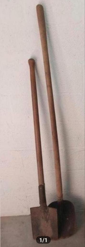 1 schop en 1 steekschep €15,- per set, Tuin en Terras, Ophalen, Schop