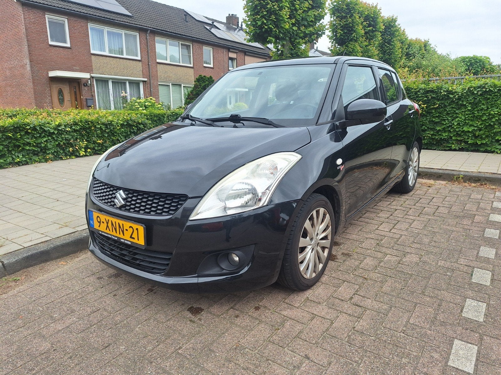 Suzuki Swift 1.2 5-D 2011 Zwart, Auto's, Suzuki, Swift, Airconditioning, Centrale vergrendeling, Cruise Control, Elektrische ramen