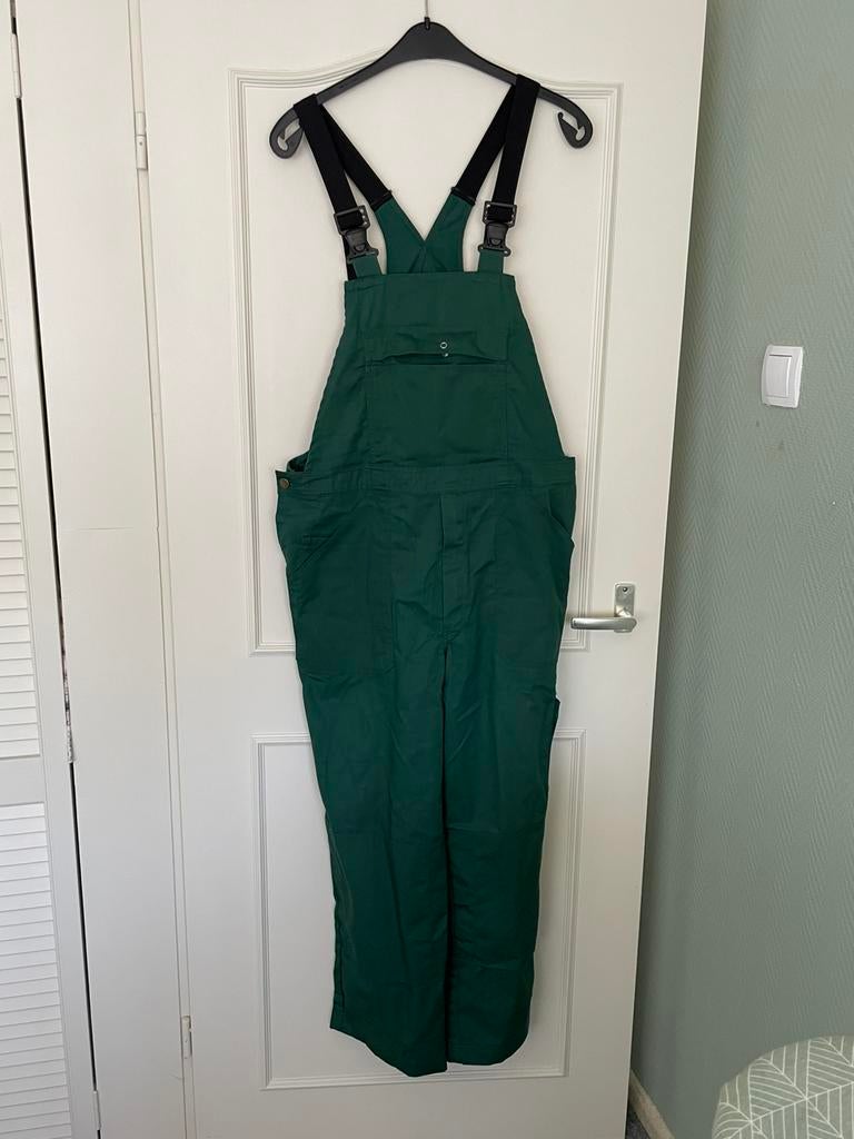 Groene werktuinbroek mt: 54 (Ultimate Workwear), Tuin en Terras, Werkkleding, Ophalen of Verzenden, Zo goed als nieuw, Heren, Overall