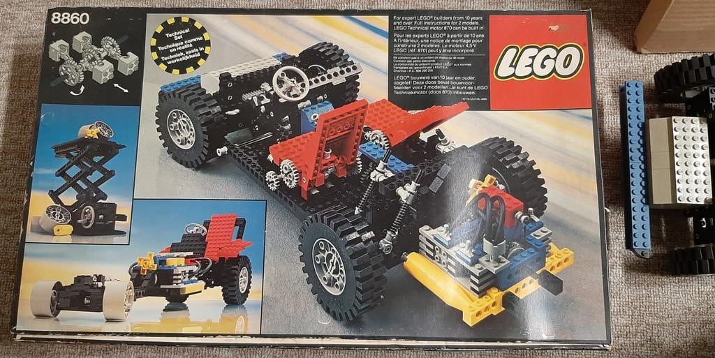 Zoldervondst LEGO Jaren '80 - Technic 8860, Trein & Meer!, Gebruikt, Lego, Ophalen of Verzenden, Technic