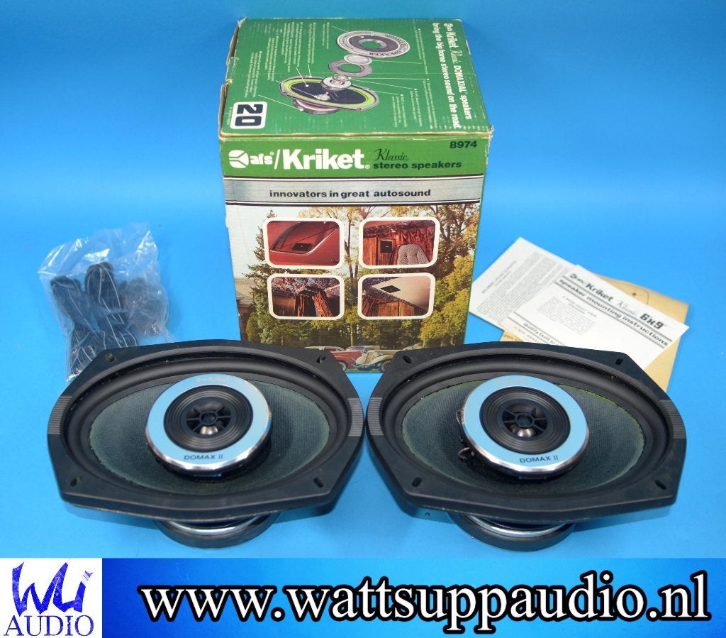 AFS / Kriket 8974 6x9'' Coaxial Speakers / USA Made/Vintage, Auto diversen, Gebruikt, ., Ophalen of Verzenden, .