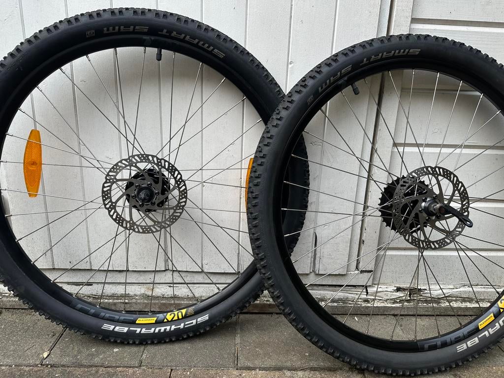 Mavic Crossride wielen met Schwalbe Smart Sam banden, Ophalen, Gebruikt, Wiel