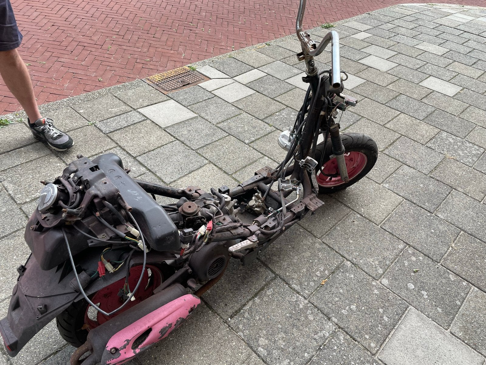 Sym Mio blauw kenteken, Fietsen en Brommers, Ophalen, Gebruikt, Benzine, Mio