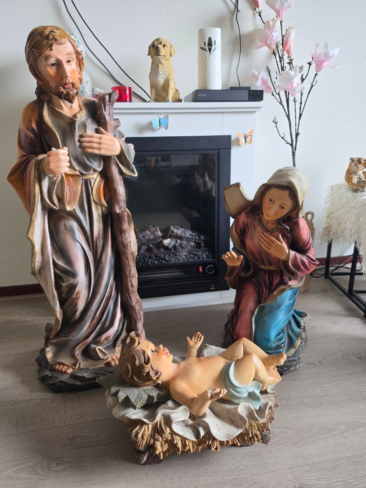 Grote Kerststal Beelden Set - 85 cm Hoog, Diversen, Ophalen, Gebruikt