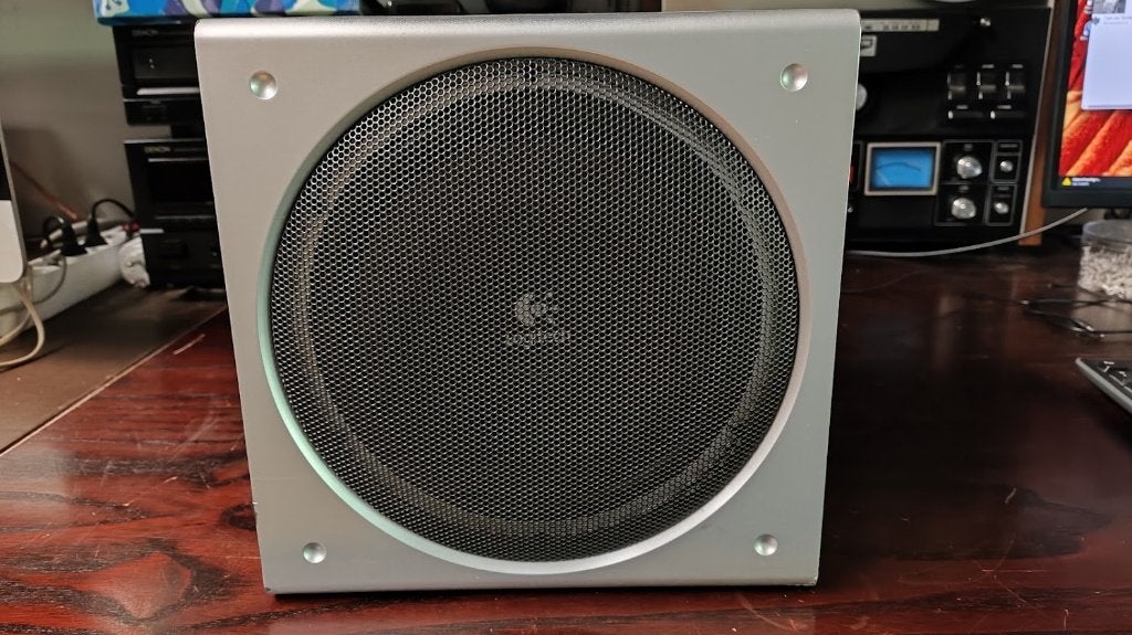 Logitec Z3, Computers en Software, Pc speakers, Gebruikt, Audiokanaal 2.1, Ophalen of Verzenden