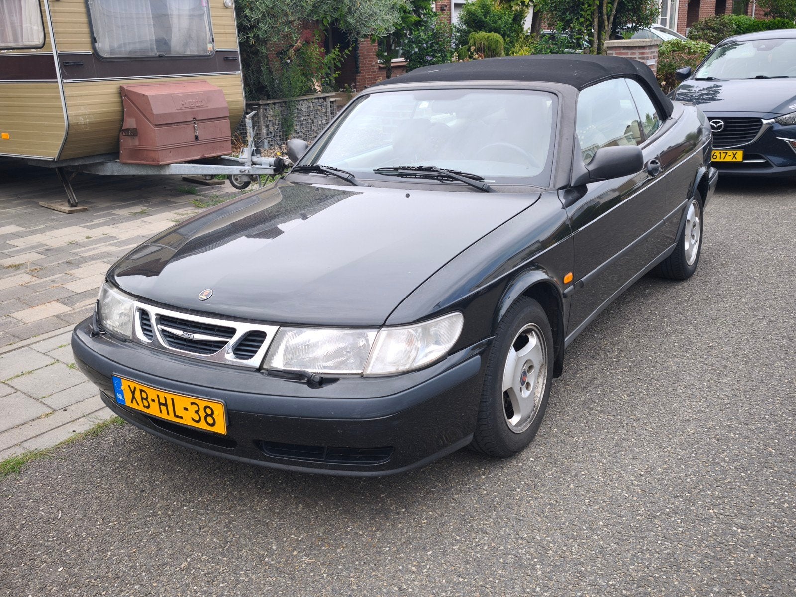 Saab 9-3 2.0 I Cabrio 1998 Zwart, Ophalen