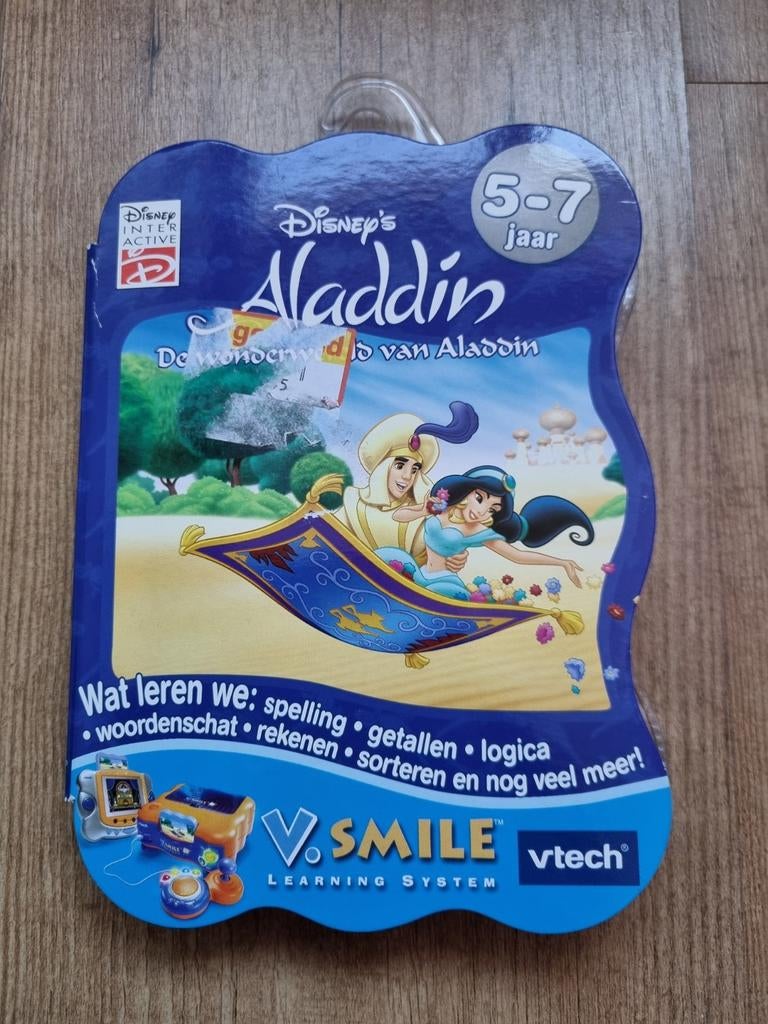 Disney's Aladdin V.Smile spel 5-7 jaar, Spelcomputers en Games, Ophalen, Nieuw