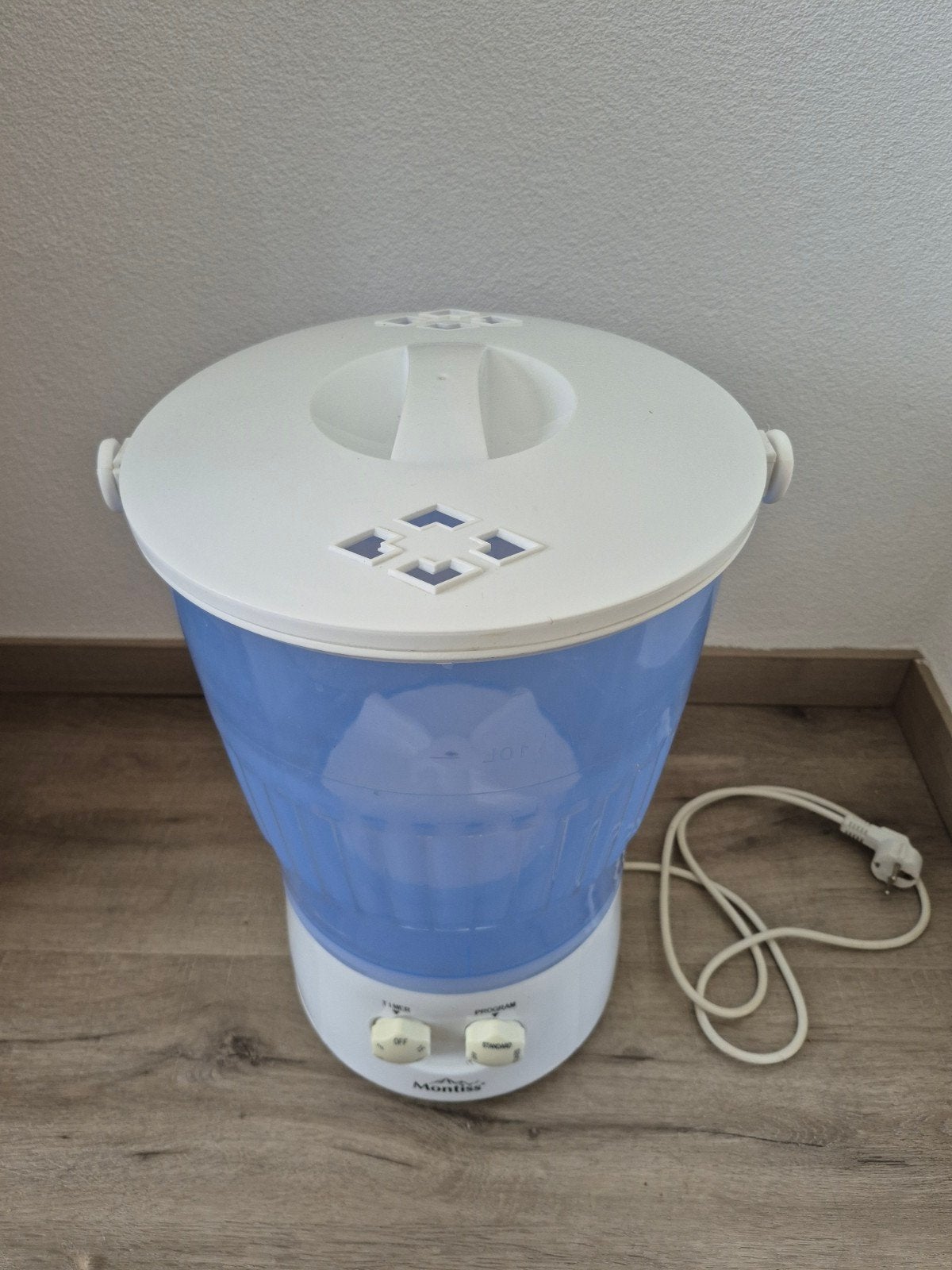 Montiss Camping Wasmachine - Compact en Draagbaar, Ophalen, Gebruikt