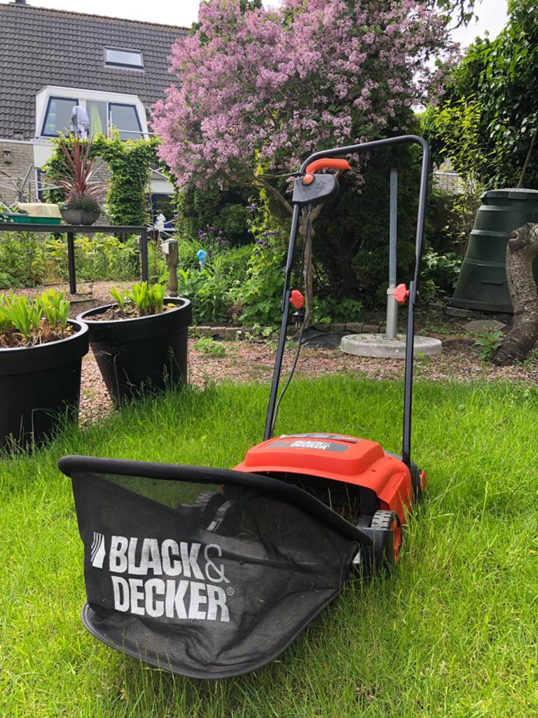 Black & Decker elektrische verticuteermachine met opvangzak, Ophalen, Gebruikt, Elektrisch