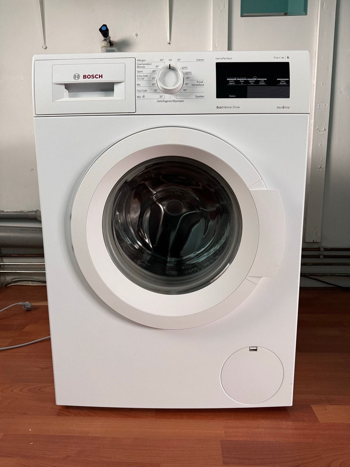 Bosch Serie 6 VarioPerfect Wasmachine - Zo goed als nieuw, Witgoed en Apparatuur, Wasmachines, Ophalen, 8 tot 10 kg, 85 tot 90 cm