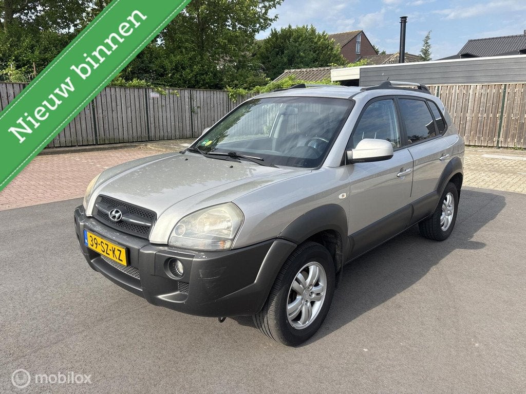 Hyundai Tucson 2.0i Style 2006 Nette Goede auto, Gebruikt, Handgeschakeld, Tucson, Zilver of Grijs