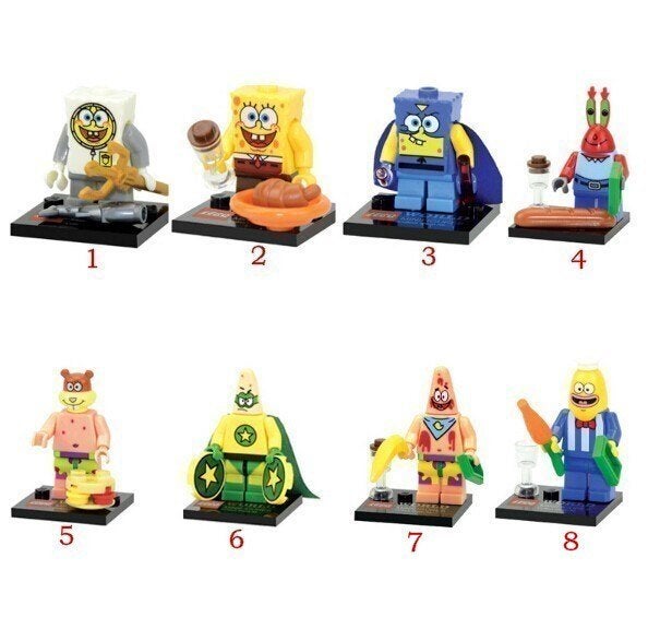 Diverse SPONGEBOB Taartdecoraties, prikkers enz vanaf € 2,50, Verzenden, Nieuw, Taarten of Cupcakes, Versiering