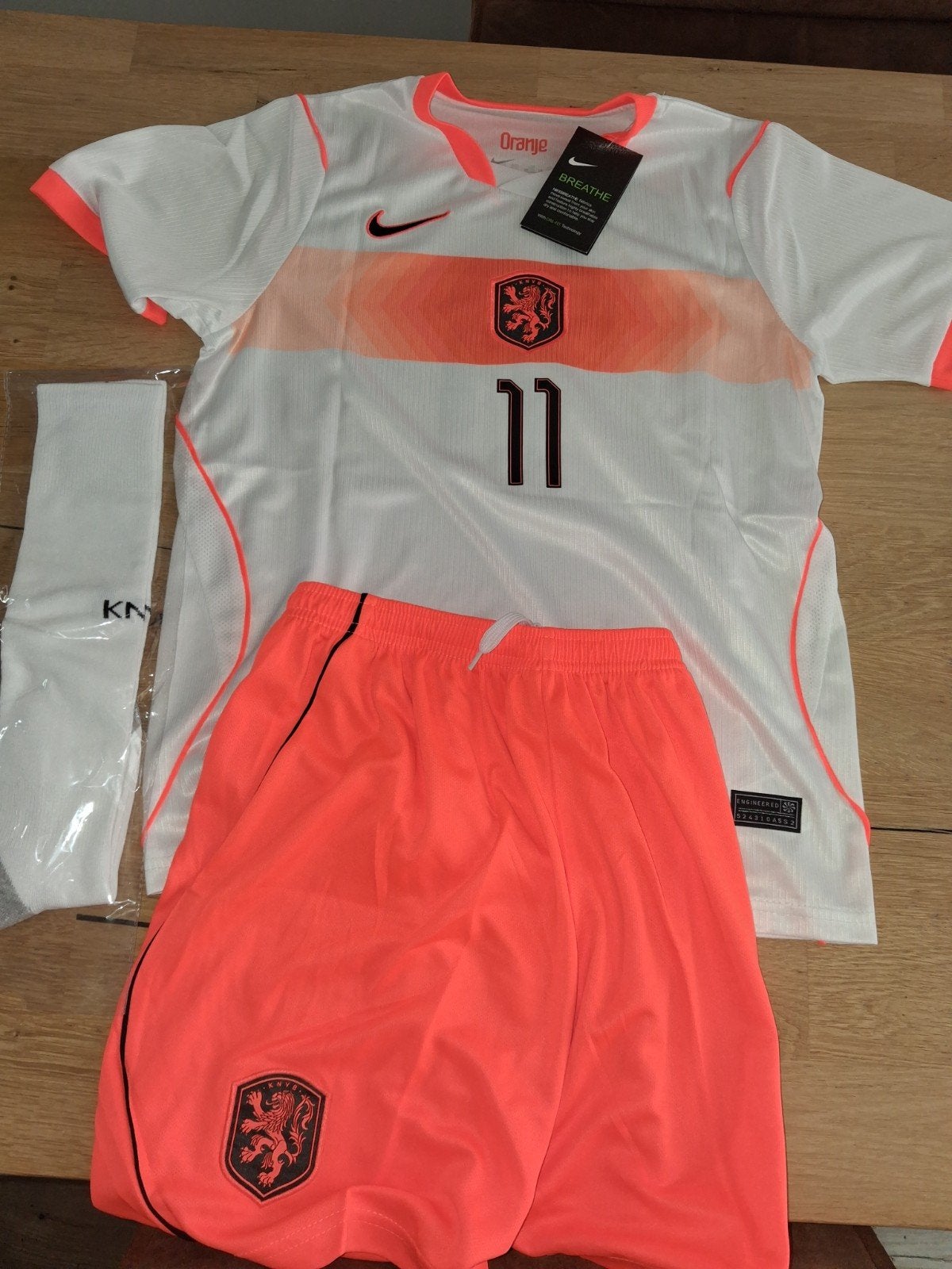 Nieuw voetbaltenue Nederlands elftal WK 2026 maat 164, Maat XS of kleiner, Ophalen of Verzenden, Nieuw, Set