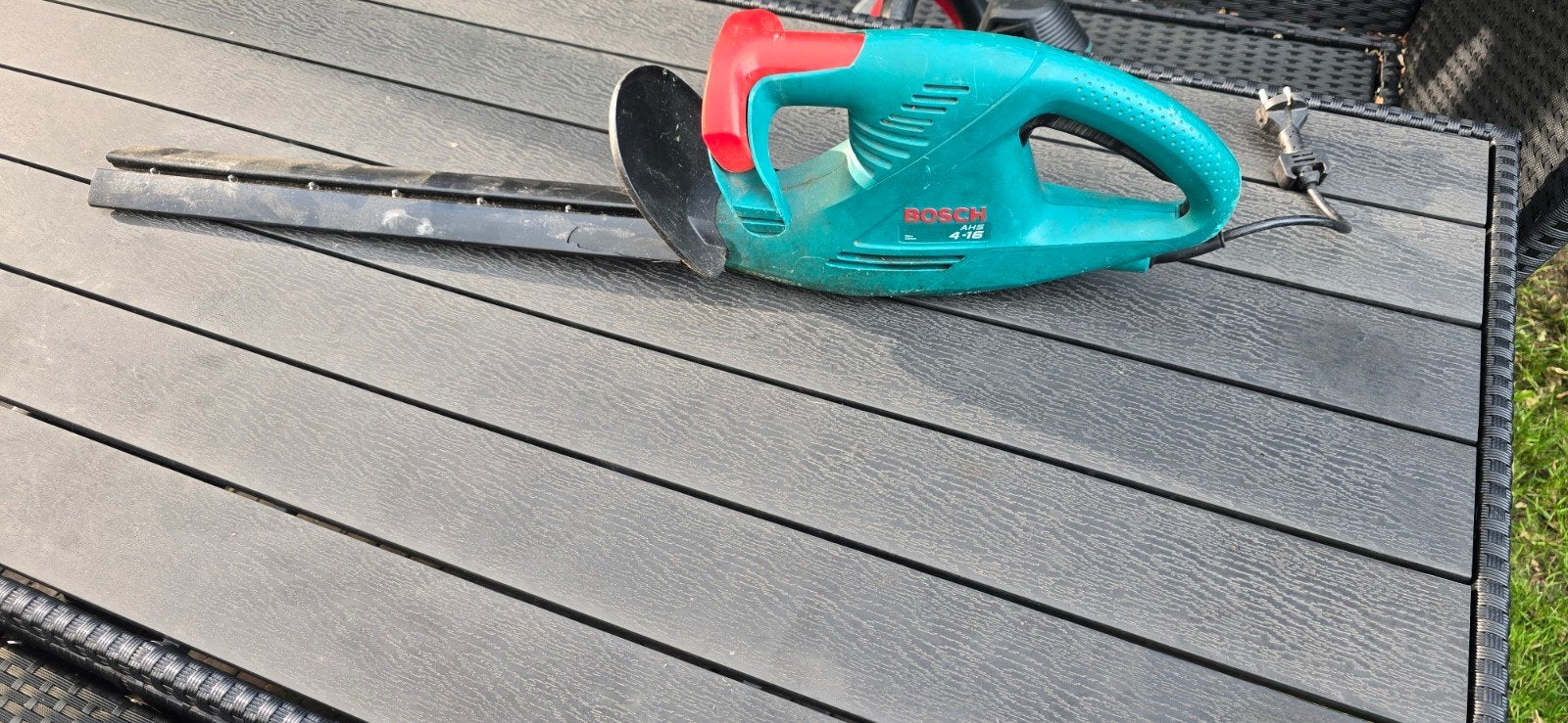 Bosch ahs 4-16 heggenschaar 420mm, Tuin en Terras, Heggenscharen, Ophalen, Gebruikt, Elektrisch, Einhell, Bosch, Gardena