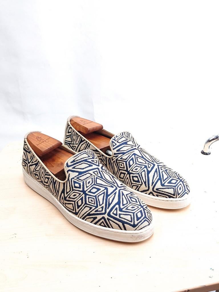 Santoni loafers, Kleding | Heren, Loafers, Wit, Ophalen of Verzenden, Zo goed als nieuw