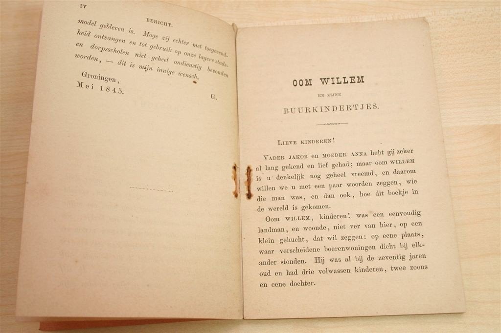 Oud Schoolboekje Oom Willem [1878] — J.J.A. Goeverneur, Ophalen of Verzenden