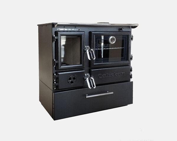 Stalen Houtkachel met oven en lade | ÇALI?KAN Model 214 7kw, Huis en Inrichting, Kachels, Niet ingevuld, Niet ingevuld, Ophalen of Verzenden