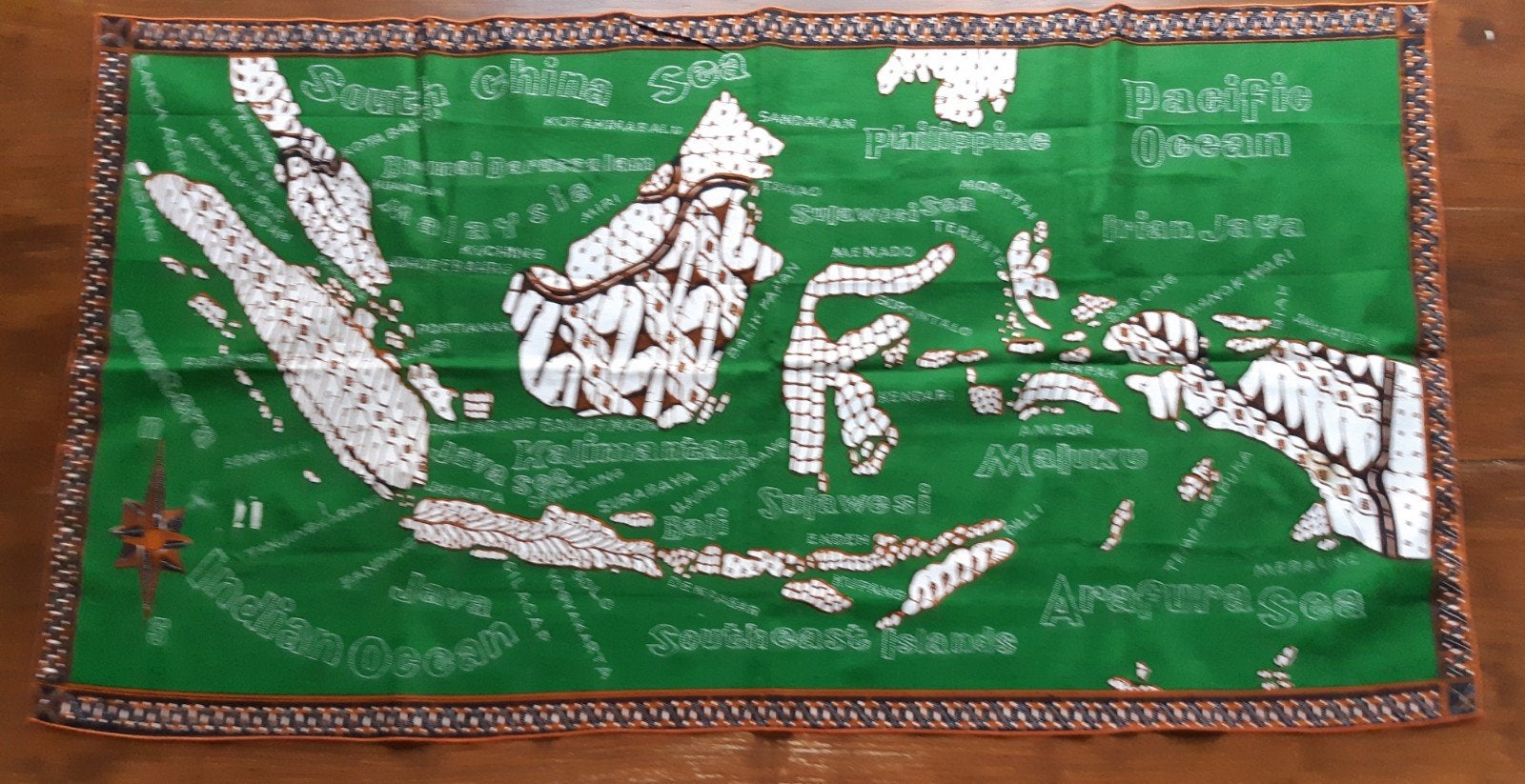 Batik Lankaart Ned. Indië Indonesië, Ophalen of Verzenden