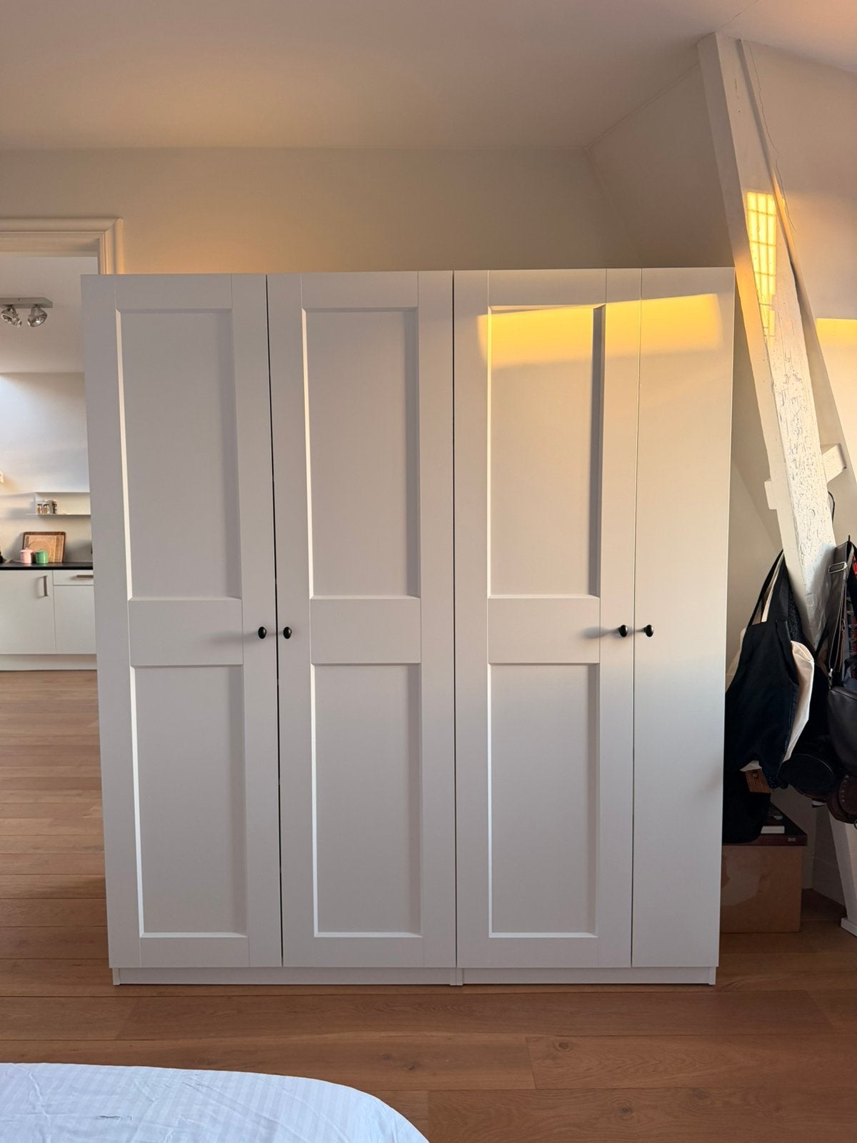 IKEA PAX 175x60x236 cm white wardrobe, Ophalen, Met deur(en), 200 cm of meer, 150 tot 200 cm