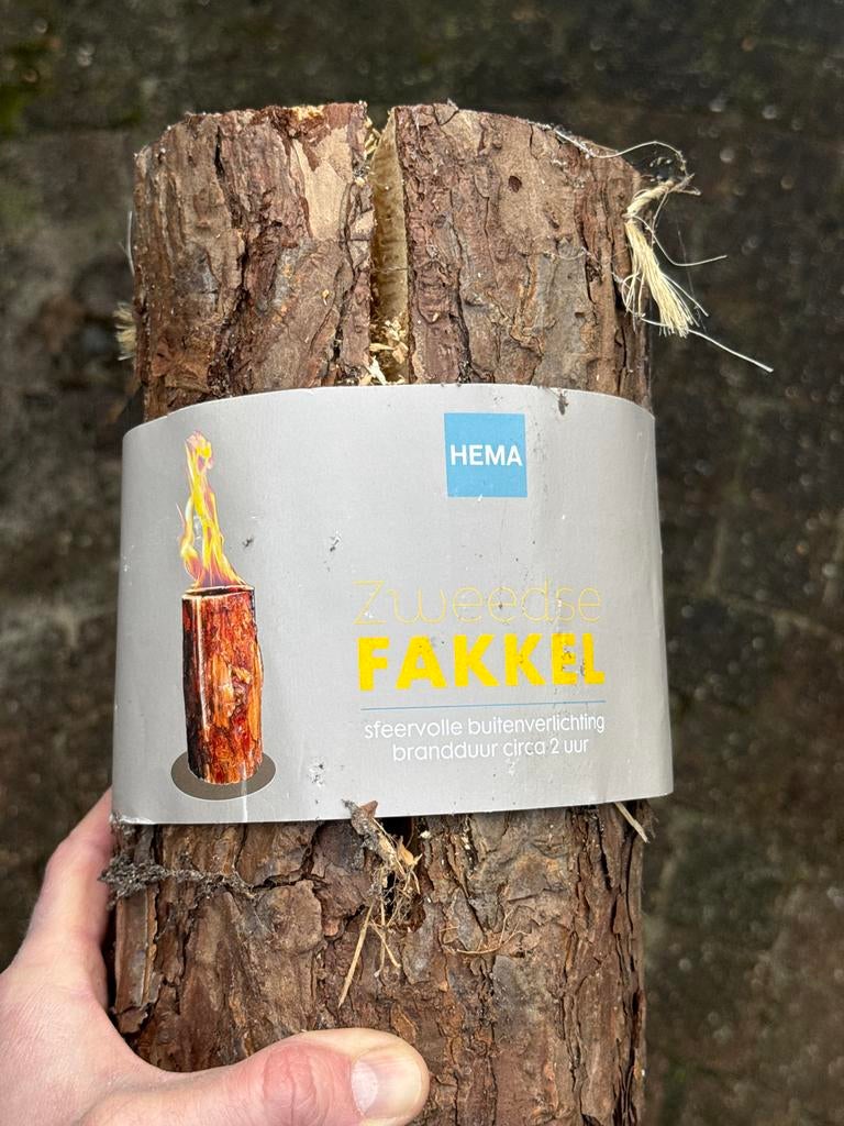 Hema Zweedse Fakkel - Sfeervolle Buitenverlichting, Tuin en Terras, Fakkels, Ophalen, G, Gee, Nieuw