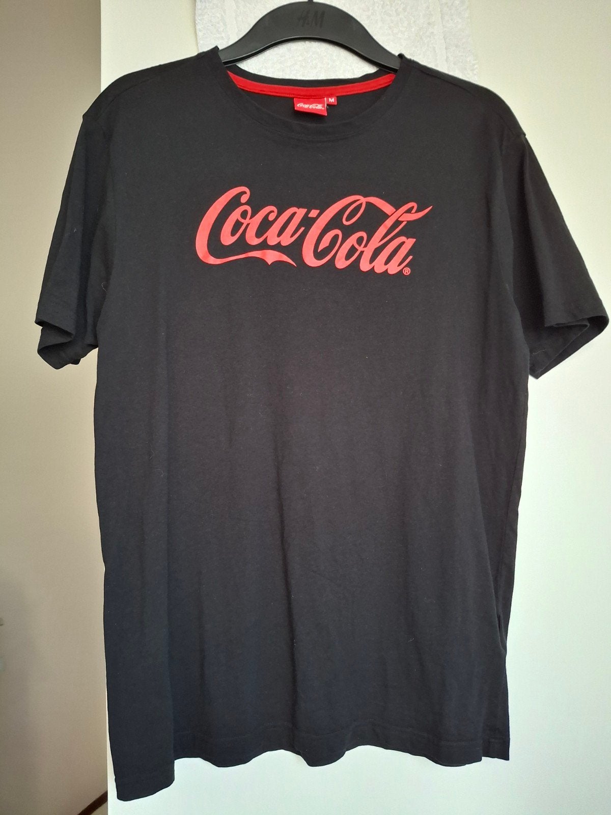 Coca Cola shirt, maat M, Maat 48/50 (M), Zwart, Coca-Cola, Ophalen of Verzenden