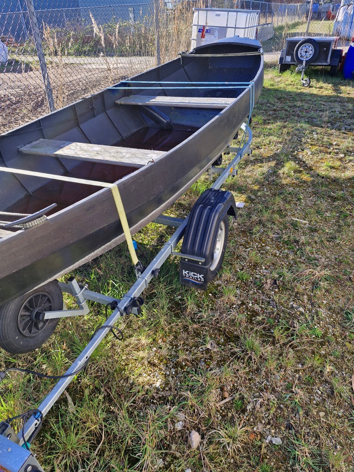 stalen boot, Ophalen, Gebruikt, Motor en Techniek, Motorboot
