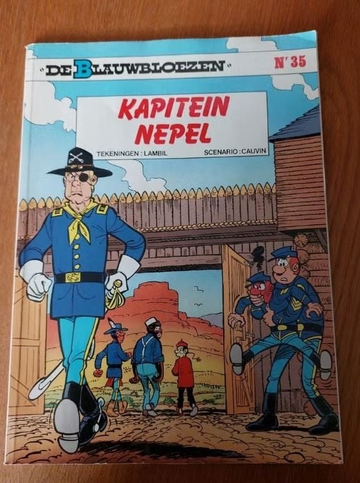Stripverhaal De Blauwbloezen Kapitein Nepel, Eén stripboek, Ophalen