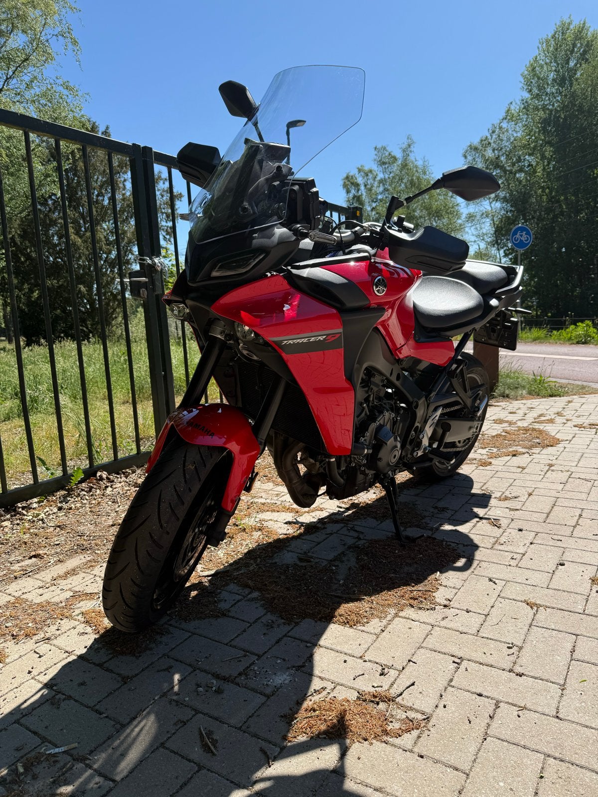 Yamaha Tracer 9 - Handvatverwarming & Quickshifter, Handvatverwarming, Motorrijbewijs A, Gebruikt, 3 cilinders